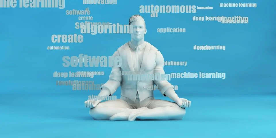 Deep Learning Illustrazione stock