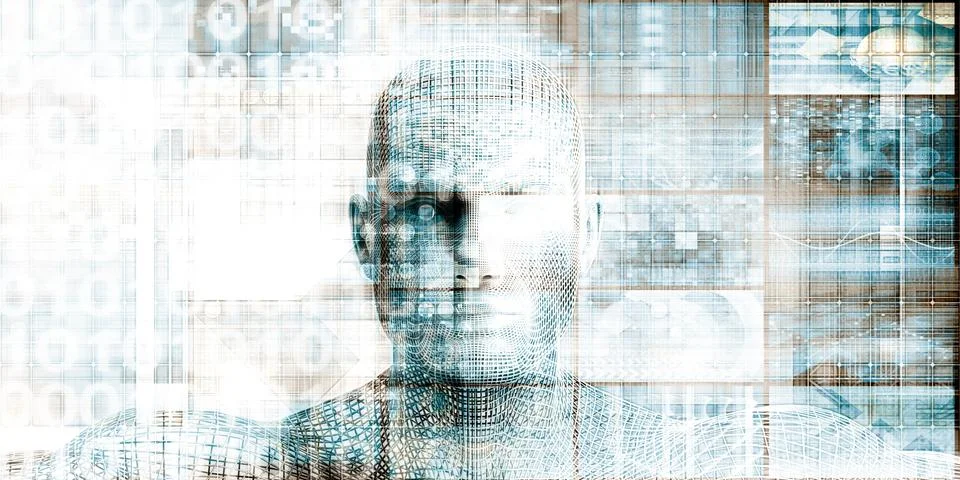 Deep Learning 스톡 일러스트