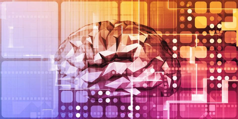 Deep Learning Stock Illustration