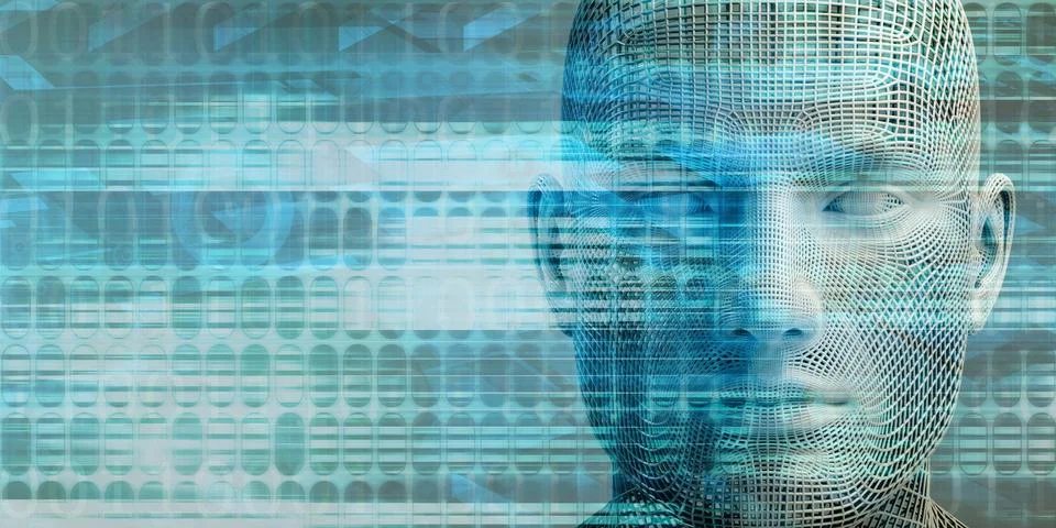 Deep Learning Machine Stock Illustration