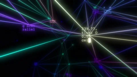 Deep learning. The neural network loads the dataset. Seamless loop. Stock Footage 238966154