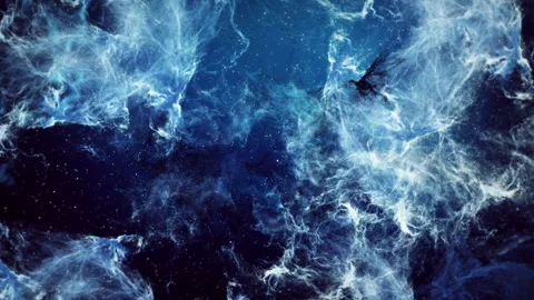 Deep Looping Nebula Cloud Effect Stock Footage 307570248