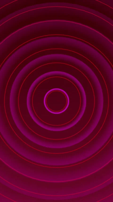 Deep magenta and red concentric circles with subtle glow on dark background.. Stock Footage 321726565