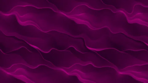 Deep magenta flowing waves abstract background seamless motion graphic Stock Footage 327499119