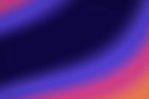 Deep midnight blue transitions into vivid violet, magenta, and orange neon .. Illustrazione stock
