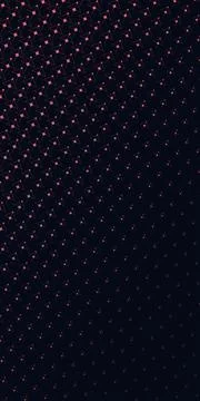 A deep midnight field is scattered with glowing pink connected shapes that .. Illustrazione stock