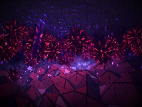 Deep Motion Looping Animation Stock Footage 73610346