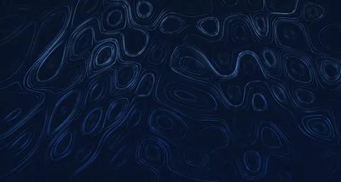 Deep navy abstract flow lines background Stock Illustration