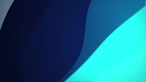 Deep navy blue and indigo organic waves flow in a fluid motion Stock Footage 340877185