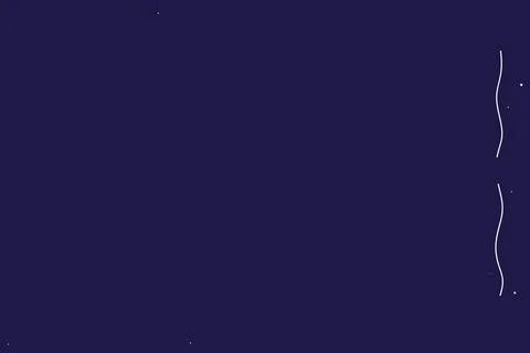 Deep navy blue minimalist background with subtle wavy lines and tiny stars .. Illustrazione stock