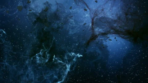 Deep Nebula Cloud Loop in Space Stock Footage 310304987