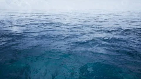 Deep ocean background by 3D rendering scene Stock-Illustration