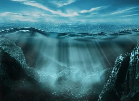 Deep ocean Stock Photos