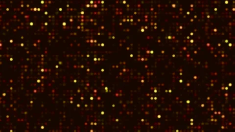Deep Orange Golden Pixel Grid Animation Background 스톡 동영상 277338233
