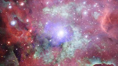Deep outer space - nebula and galaxy. Elements of this image furnished by NAS Stock Photos