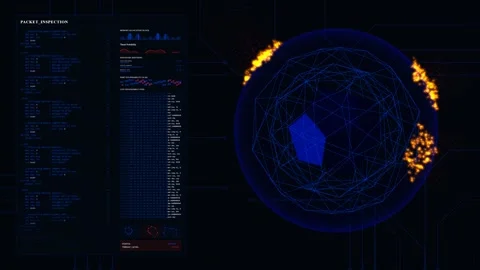 Deep Packet Inspection: High-Level Scripting Network Monitoring Stock Footage 333933841