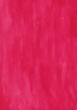 Deep Permanent Carmine Hand Painted Watercolor Background Texture Stock Illustration