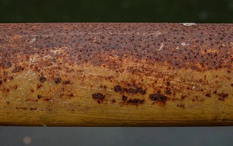Deep pitted metal rust Stock Photos