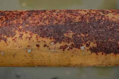 Deep pitted rust backdrop Stock Photos