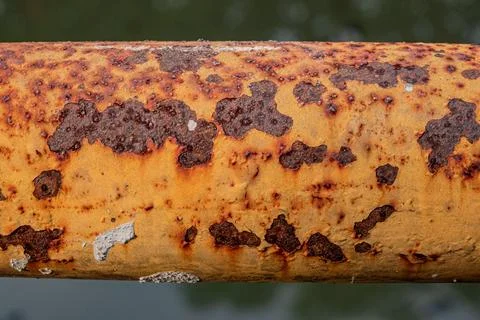 Deep pitted rust backdrop Stock Photos