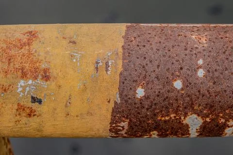 Deep pitted rust pattern Stock Photos