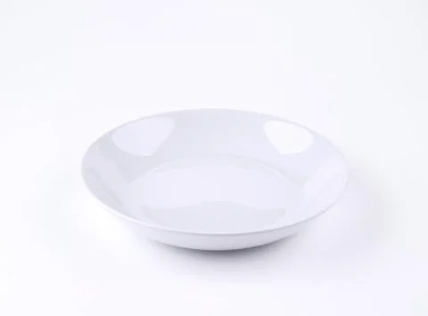 Deep plate without a rim Stock Photos