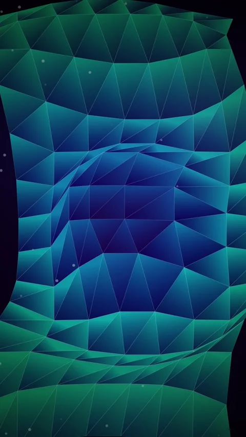 Deep purple abstract background with luminous low-poly geometric patterns Vídeo Stock 344935880