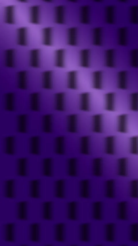 Deep purple abstract geometric pattern with 3D block loop. Modern geometry .. Video stock 345968586