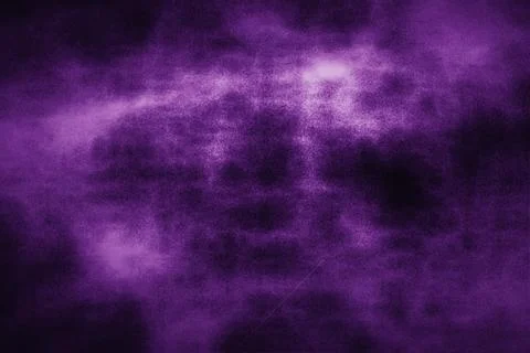 Deep purple abstract grunge background with glowing light patches and scrat.. Stock Illustration