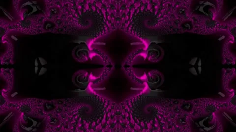 Deep Purple and Black Dark Mystical Animated Abstract Stock Footage 154624247
