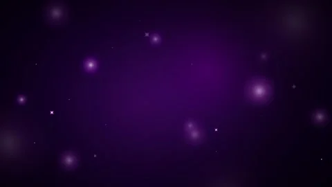 Deep purple cosmic background with glowing bokeh lights and tiny star-like .. 動画素材 336365066