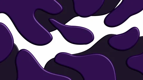 Deep Purple White Abstract Fluid Blob Shape Loop Animation Background Stock Footage 330436838