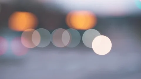 Deep rack focus to city bus traffic Stock Footage 102333527