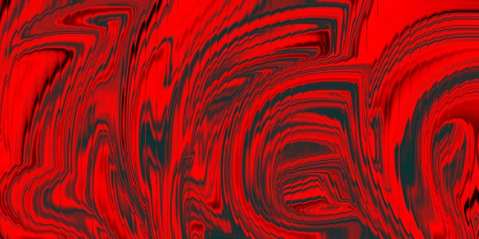 Deep red abstract swirl background with bold fluid motion Stock Illustration