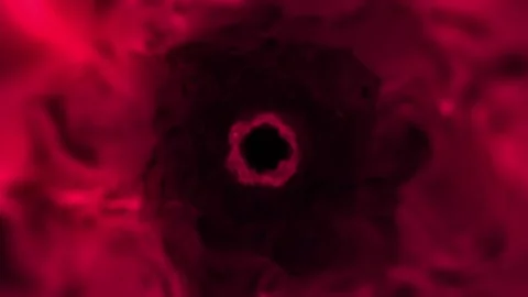 Deep Red Abstract Vortex with Mesmerizing Light and Shadow Patterns 库存影片 341927052