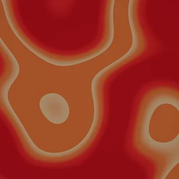 Deep red and warm brown rounded forms are separated by softly blurred beige.. Иллюстрация
