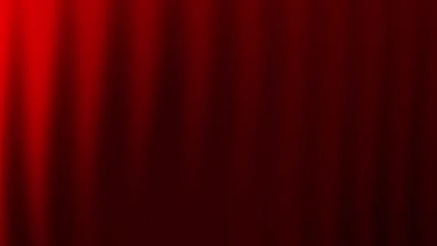 Deep red curtain with dark vertical folds Stock Footage 320986627
