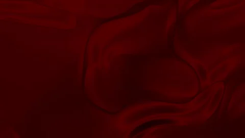 Deep red fabric drapes form elegant flowing waves. Stockbeeldmateriaal 297508553