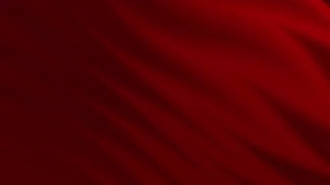 Deep red fabric gently flows creating subtle folds. Stock Footage 296169624