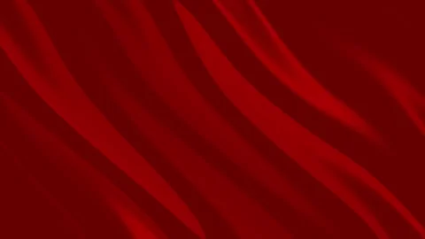 Deep red fabric waves flowing abstract background loop 動画素材 339096853