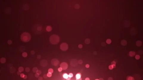 Deep Red Flickering Circles Floating from the Bottom Motion Background Stock Footage 143506908
