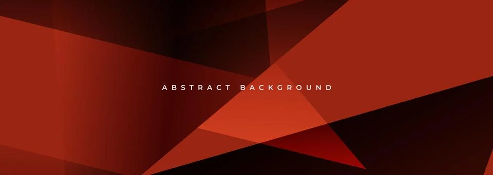 Deep red geometric abstract background with overlapping translucent planes, soft 库存插图