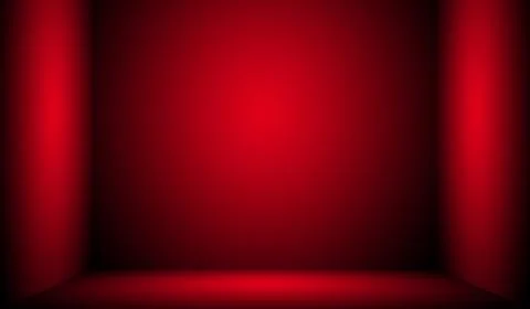 Deep Red Gradient Studio Background with Soft Lighting イラスト素材