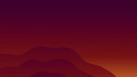 Deep red gradient tender deformed lines - abstract 3D rendering Illustrazione stock