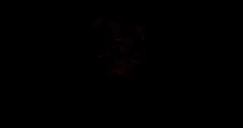 Deep Red Nebula Energy Source Spot Pulse Atmospheric Layer On Black Screen Vídeo Stock 331765323