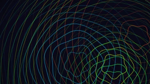 Deep Ripple Wave Network with Additional Data Lines Stock Footage 329893999