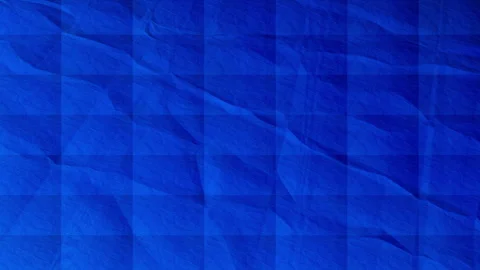 Deep royal blue abstract textured background soft crumpled paper waves over.. Video stock 330114841