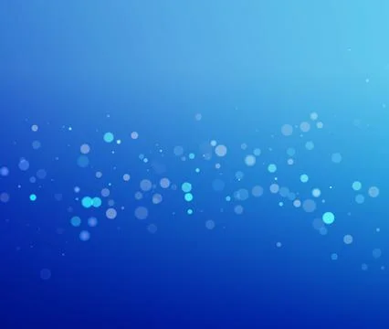 Deep Royal Blue Bokeh Vector Background For Events Stock Illustration