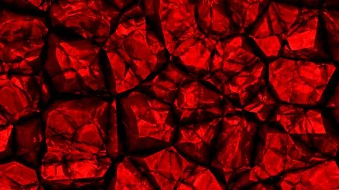 Deep ruby red crystal texture, abstract glowing crimson stone background Stock Illustration