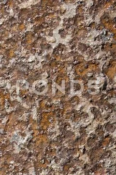 Deep rust on metal surface Stock Photos